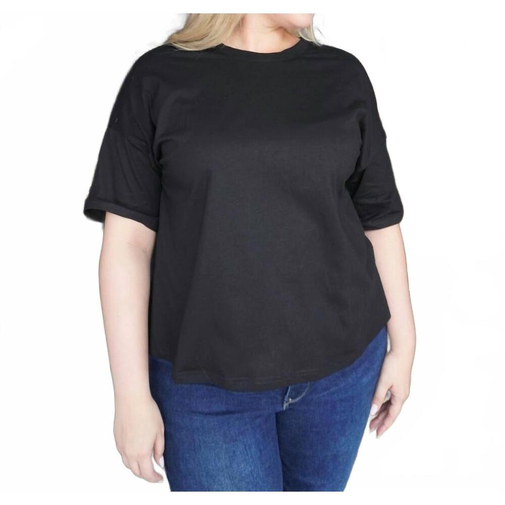 NEW NEVER FULLY DRESSED bow back t shirt in black